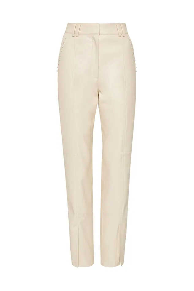 Aje Elaine Pant Sandstone Beige Women Pants