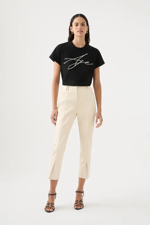 Aje Elaine Pant Sandstone Beige Women Pants