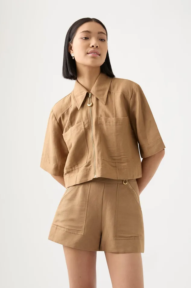Aje Esprit Utility Shirt Willow Women Tops