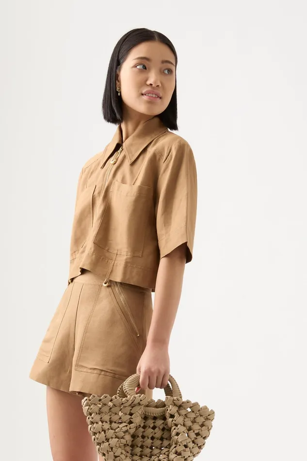 Aje Esprit Utility Shirt Willow Women Tops