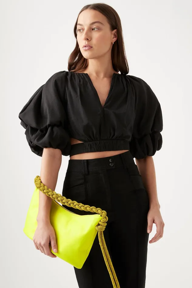 Aje Impression Top Black Women Tops