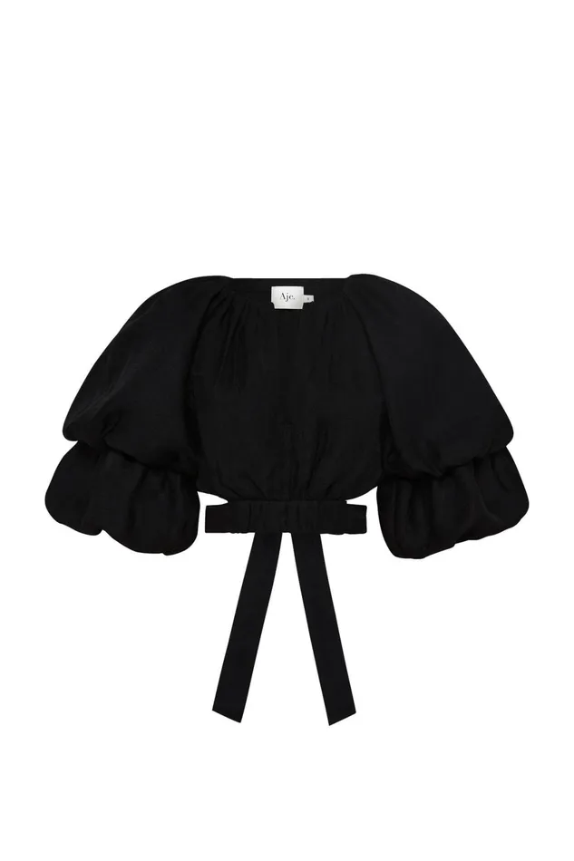 Aje Impression Top Black Women Tops