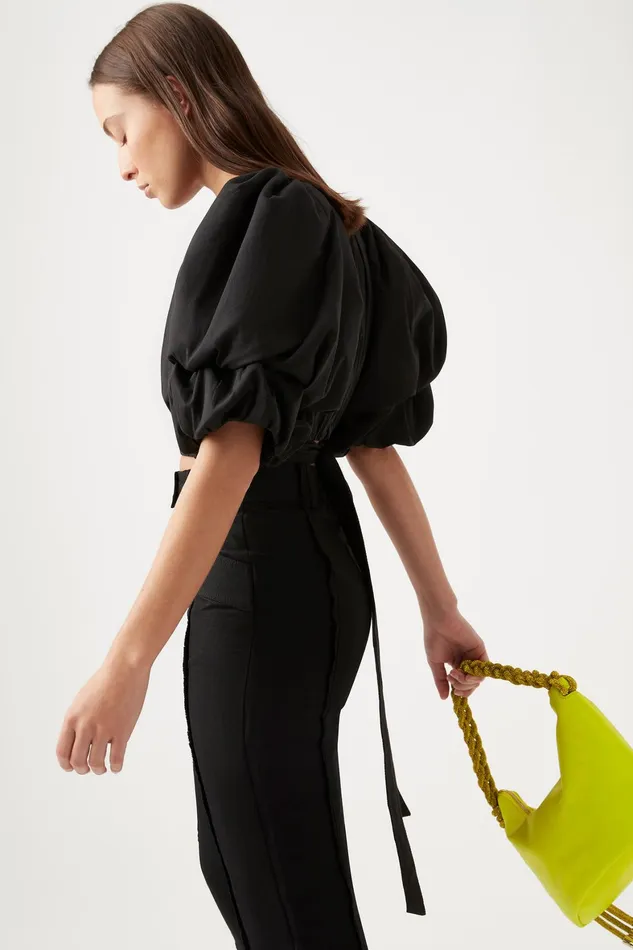 Aje Impression Top Black Women Tops