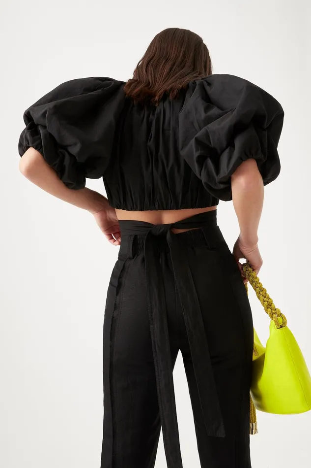 Aje Impression Top Black Women Tops