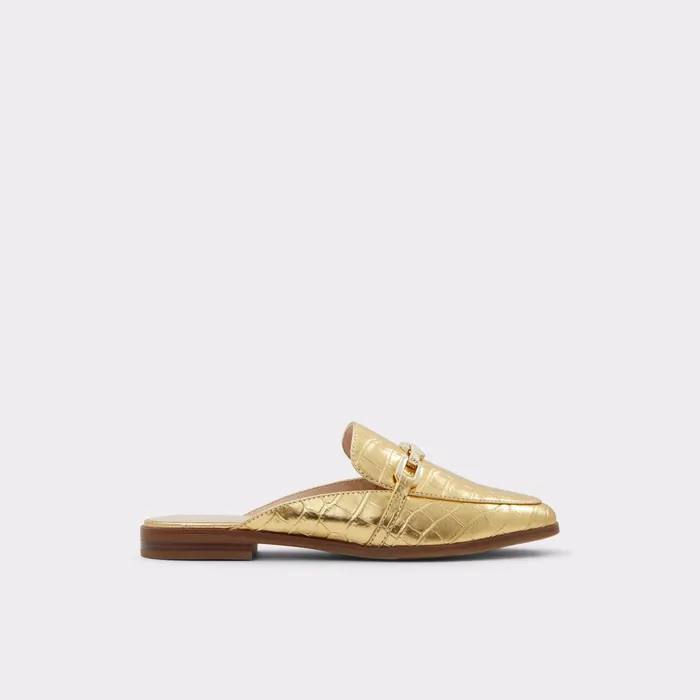 Alaeladar Gold Women ALDO Mule Shoes