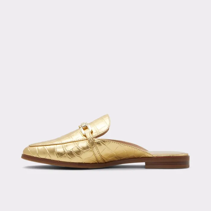 Alaeladar Gold Women ALDO Mule Shoes