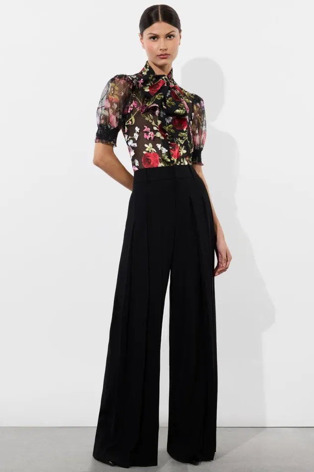 Alice Olivia Brentley Blouse Floral Dreams Women Tops