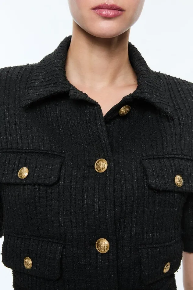 Alice Olivia Elle Jacket Black Women Suits