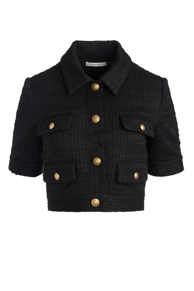 Alice Olivia Elle Jacket Black Women Suits