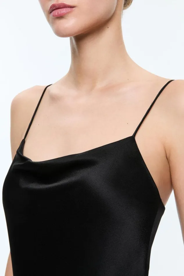 Alice Olivia Harmon Bodysuit Black Women Tops