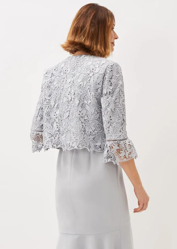 Alisha Lace Jacket Mineral Women Phase Eight Jackets