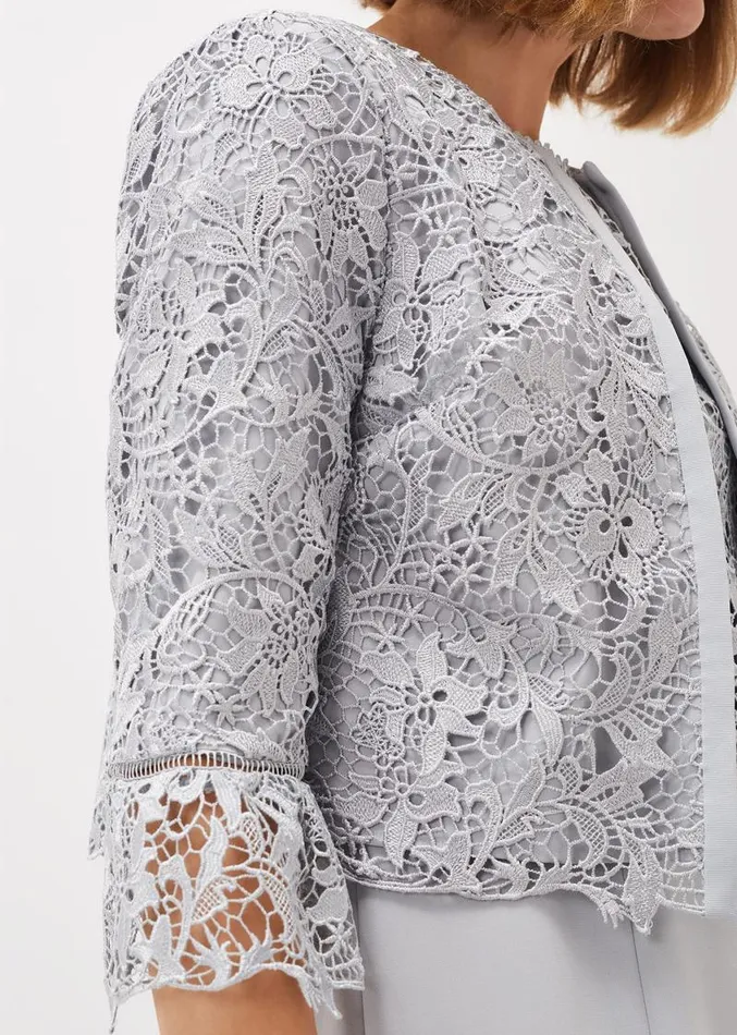 Alisha Lace Jacket Mineral Women Phase Eight Jackets
