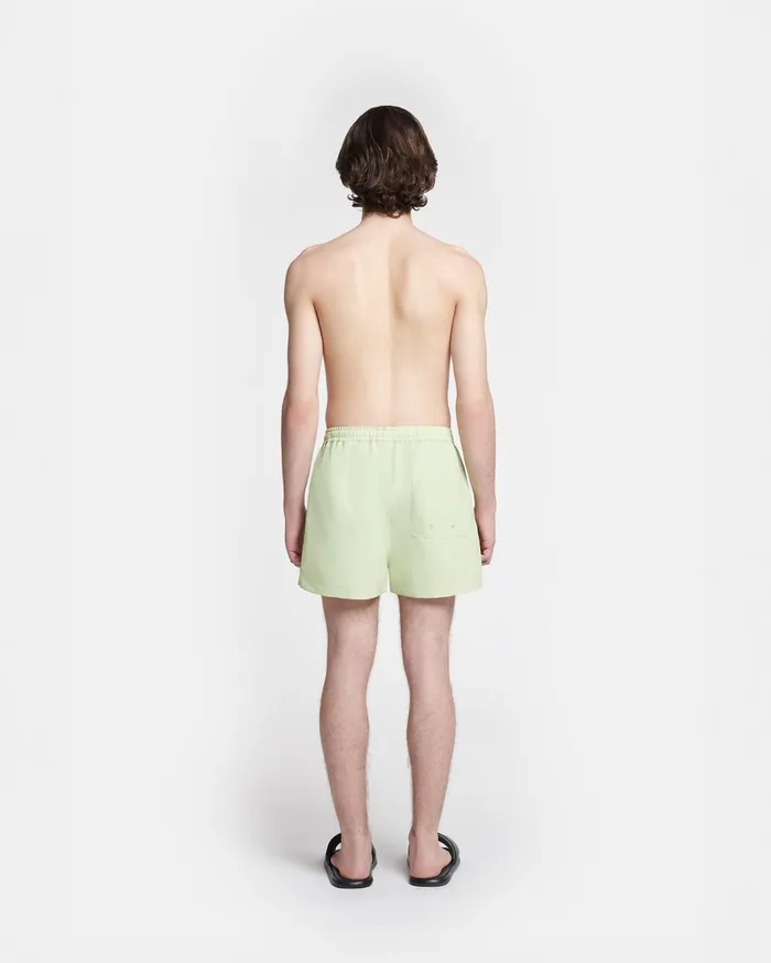 Amil Swim Shorts Shadow Lime Men Nanushka Swimwear