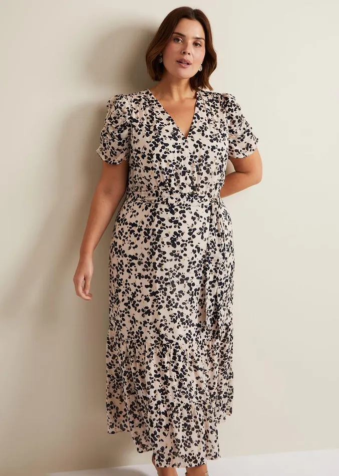 Amy Floral Midi Dress Multicoloured Women Phase Eight Dresses