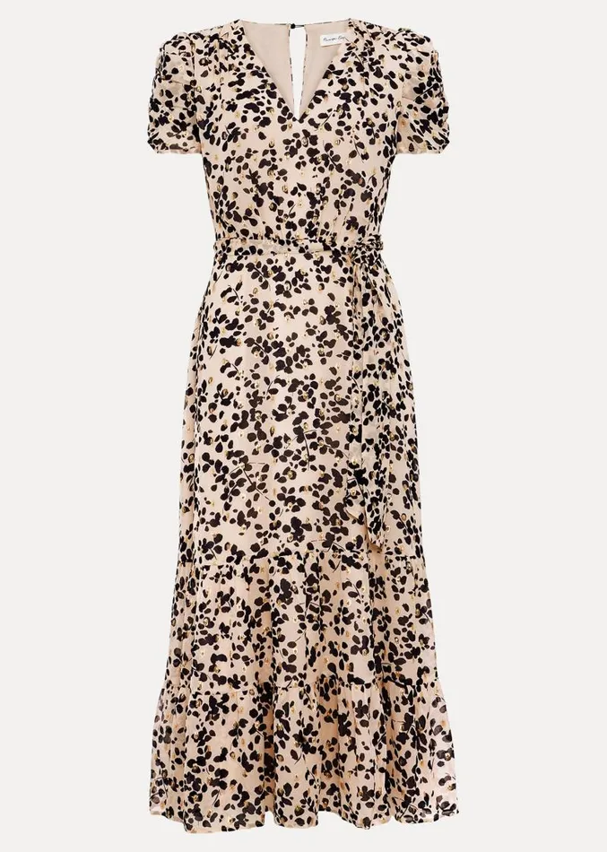 Amy Floral Midi Dress Multicoloured Women Phase Eight Dresses
