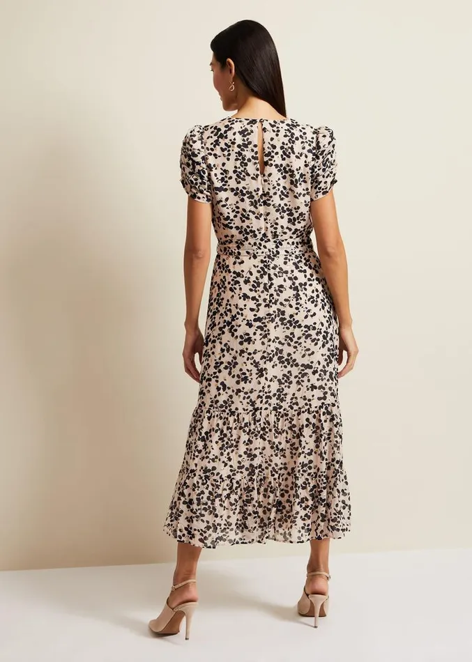 Amy Floral Midi Dress Multicoloured Women Phase Eight Dresses