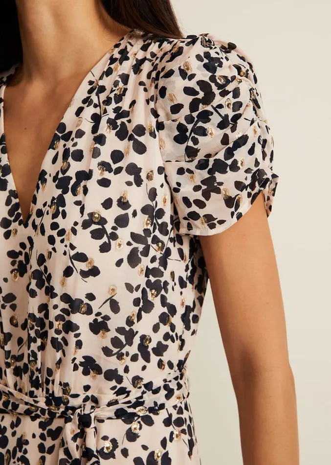 Amy Floral Midi Dress Multicoloured Women Phase Eight Dresses