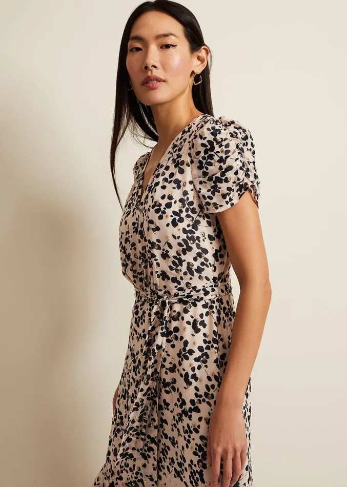 Amy Floral Midi Dress Multicoloured Women Phase Eight Dresses