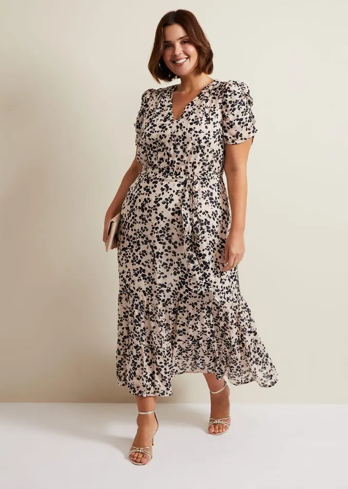 Amy Floral Midi Dress Multicoloured Women Phase Eight Dresses