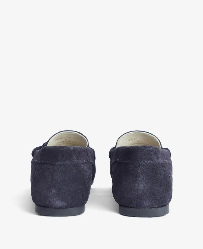Anika Driving Shoes Classic Navy Women Barbour Shoes