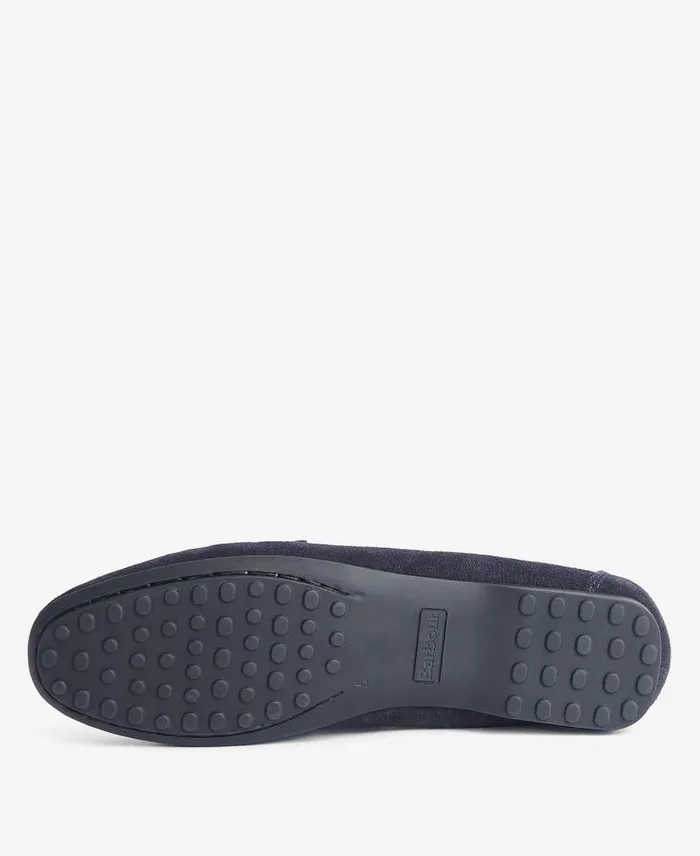 Anika Driving Shoes Classic Navy Women Barbour Shoes