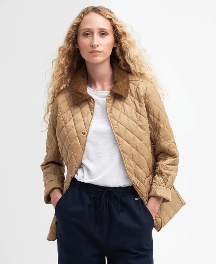 Annandale Quilted Jacket Hessian Women Barbour Quilted Jackets