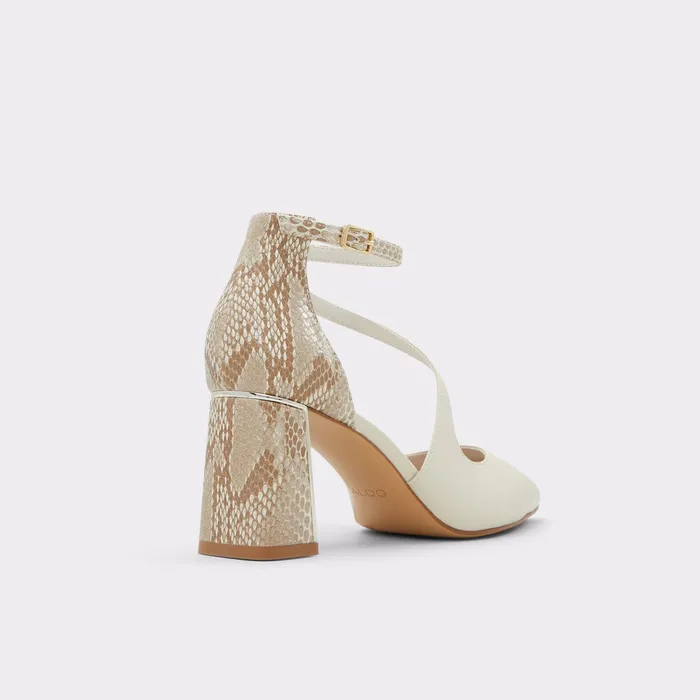 Annodar White Women ALDO Block Heels