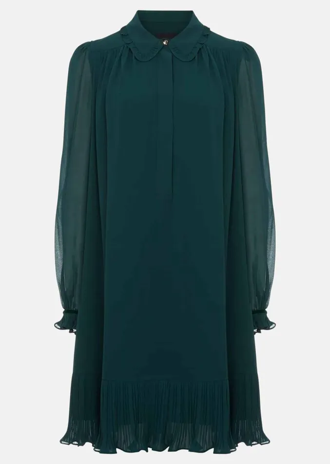 April Swing Mini Dress Dark Green Women Phase Eight Dresses