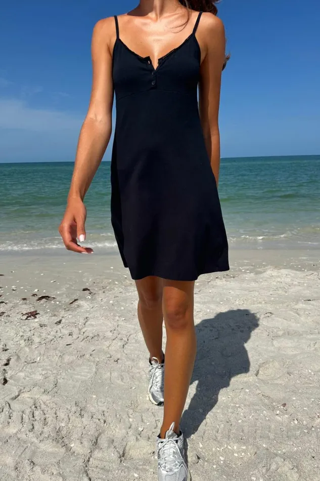 Arianna Soft Dress Black Women Brandy Melville Dresses
