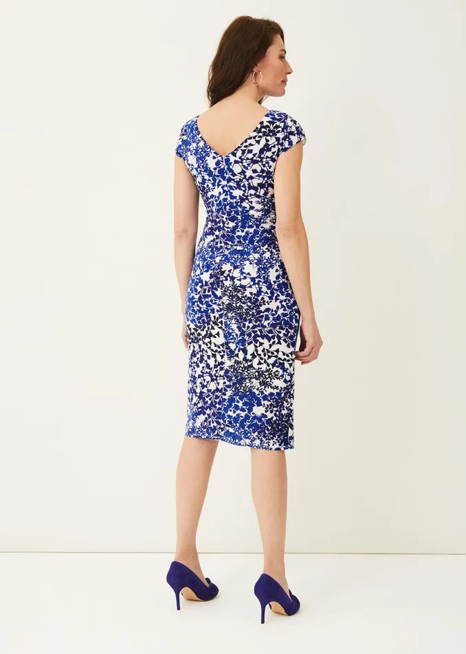 Arielle Contrast Print Jersey Dress Ceruleanalmond Women Phase Eight Dresses Arielle Contrast Print Jersey Dress Ceruleanalmond Women Phase Eight Dresses