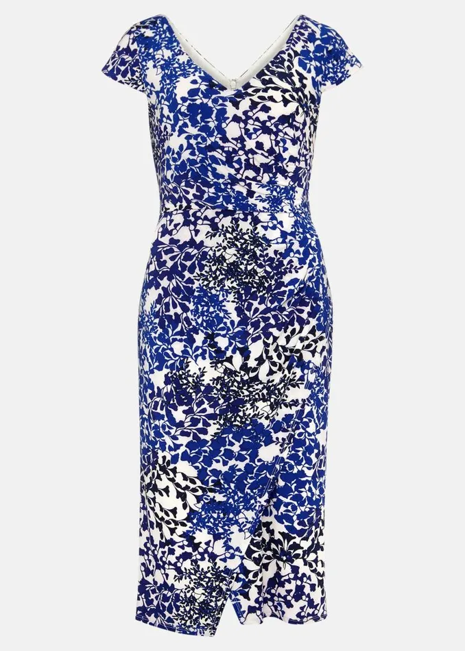 Arielle Contrast Print Jersey Dress Ceruleanalmond Women Phase Eight Dresses Arielle Contrast Print Jersey Dress Ceruleanalmond Women Phase Eight Dresses