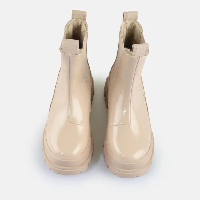 Aspha Chelsea Mid Warm Cream Buffalo Boots and AnkleBoots