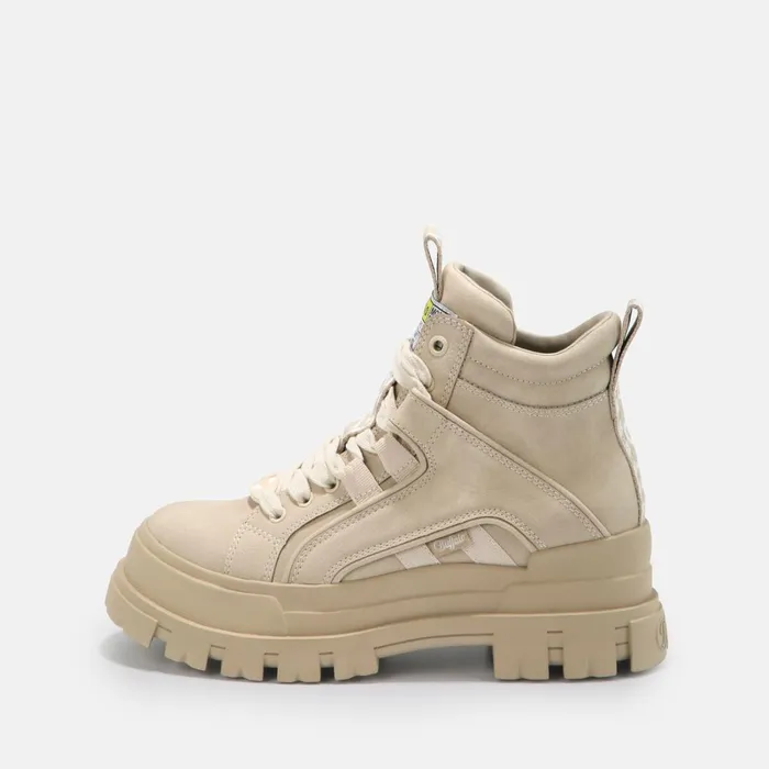Aspha Nc Mid Beige Buffalo Boots and AnkleBoots