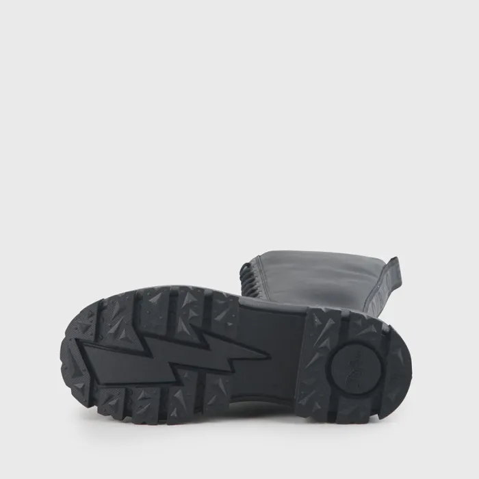 Aspha On Men CombatBoot Vegan Schwarz Black Buffalo Boots