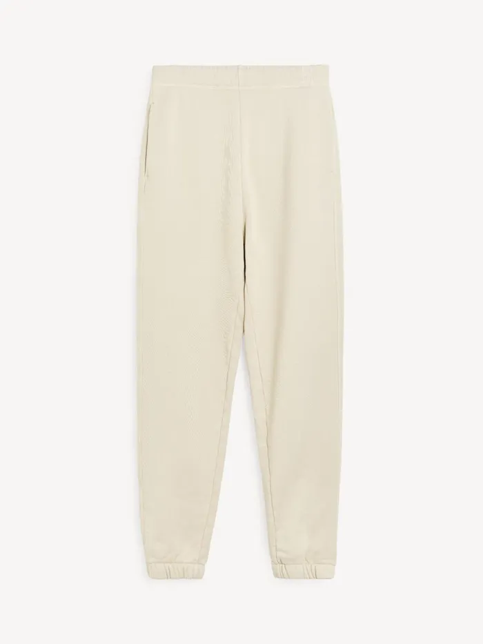 Athleisure Wear Women By Malene Birger Hali Organic Cotton Sweatpants Oyster Gray