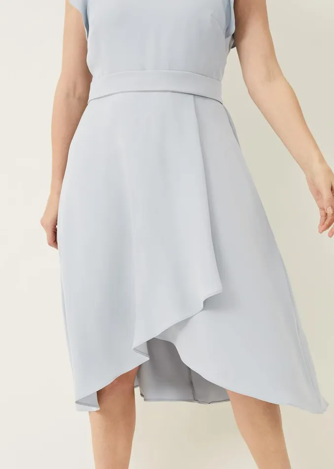 Aurelia Belted Eclipse Hem Dress Mineral Women Phase Eight Dresses