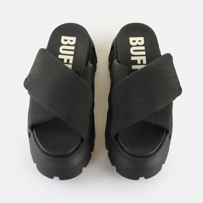 Ava Velcross Black Buffalo Sandals and Slides Ava Velcross Black Buffalo Sandals and Slides