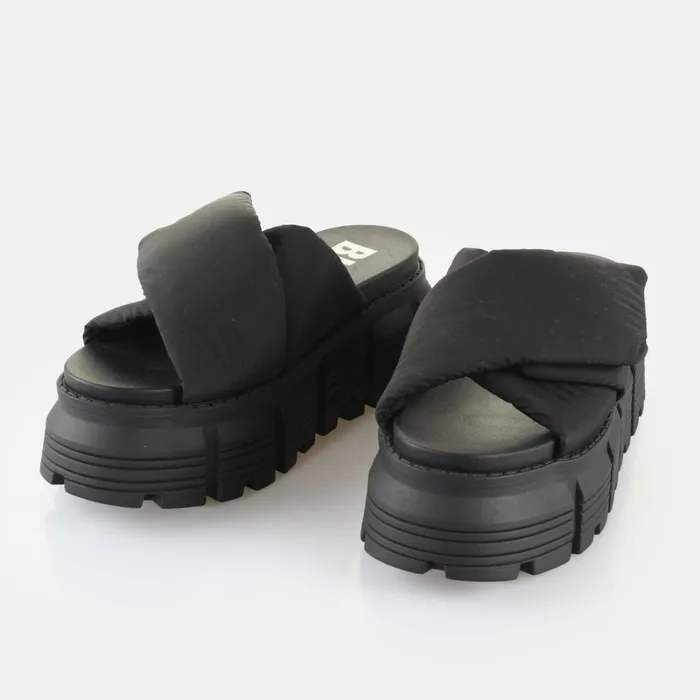 Ava Velcross Black Buffalo Sandals and Slides Ava Velcross Black Buffalo Sandals and Slides