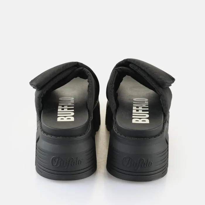 Ava Velcross Black Buffalo Sandals and Slides Ava Velcross Black Buffalo Sandals and Slides