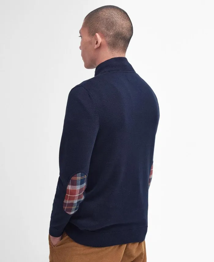 Avoch HalfZip Jumper Classic Navy Men Barbour Jumpers