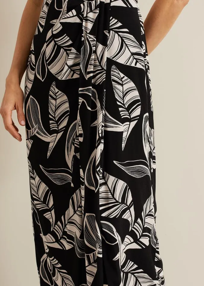 Ayana Printed Skirt Blackivory Women Phase Eight Skirts
