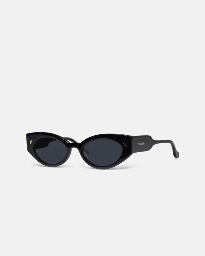 Azalea BioPlastic CatEye Sunglasses Black Women Nanushka Eyewear