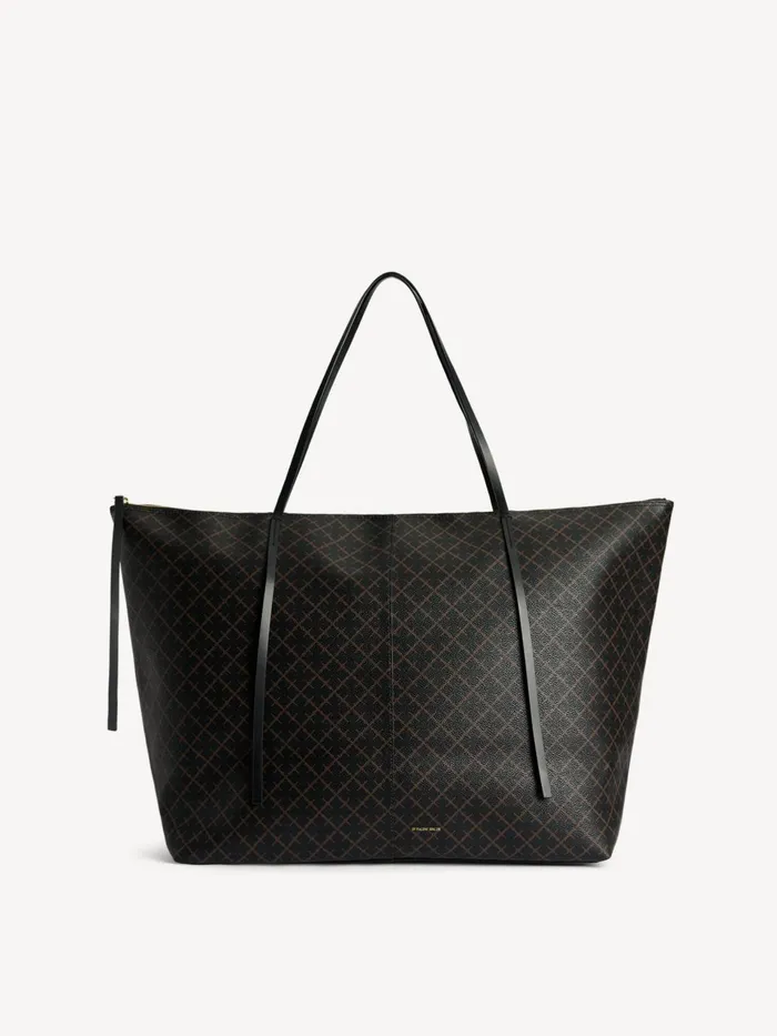 Bags Women By Malene Birger Leesa Tote Bag Dark Chokolate