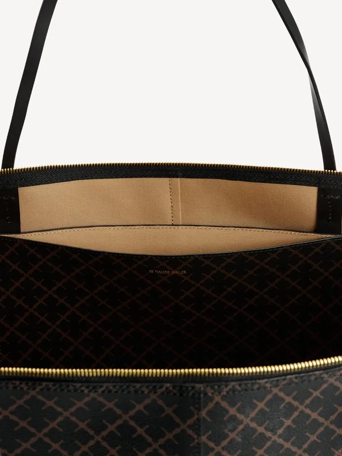 Bags Women By Malene Birger Leesa Tote Bag Dark Chokolate