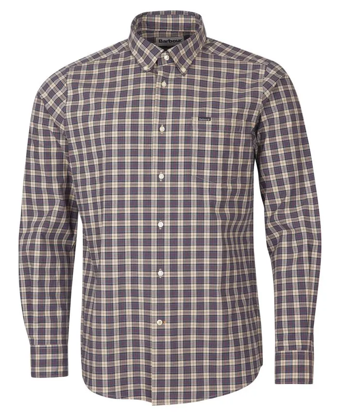Barbour Lomond Tailored Shirt Washed Olive Men Barbour Shirts