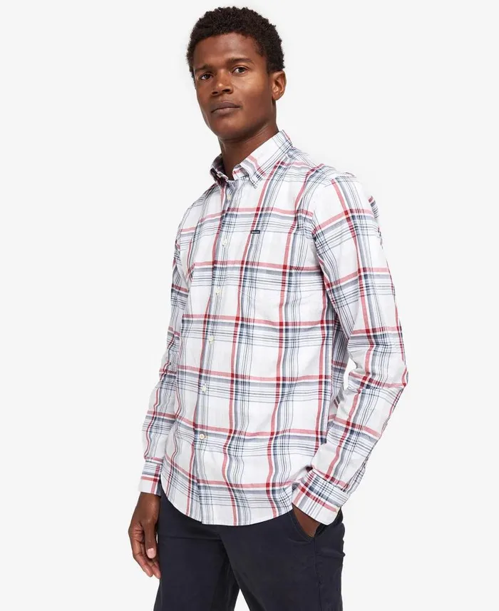 Barbour Sunhill Tailored Shirt Classic Red Men Barbour Shirts