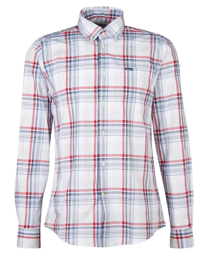 Barbour Sunhill Tailored Shirt Classic Red Men Barbour Shirts
