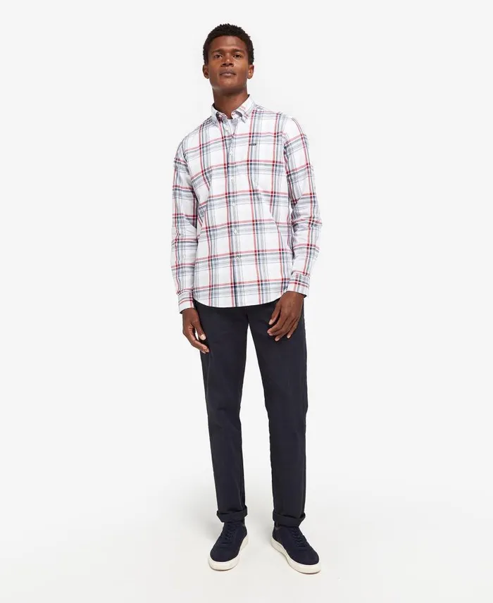 Barbour Sunhill Tailored Shirt Classic Red Men Barbour Shirts
