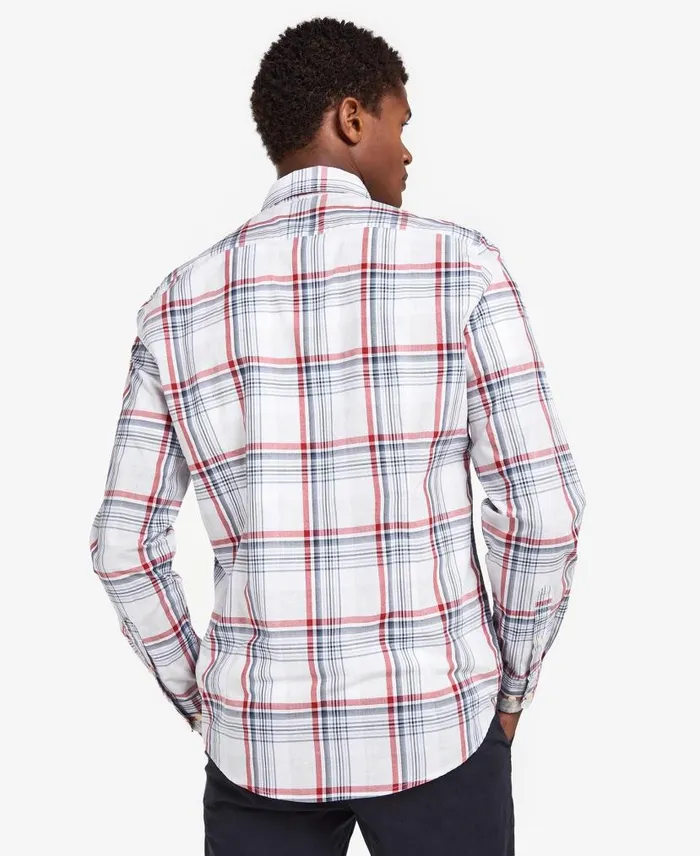 Barbour Sunhill Tailored Shirt Classic Red Men Barbour Shirts