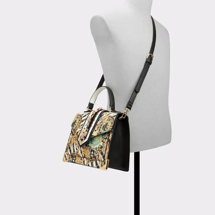 Baroo Black Multi Women ALDO Top Handle Bags